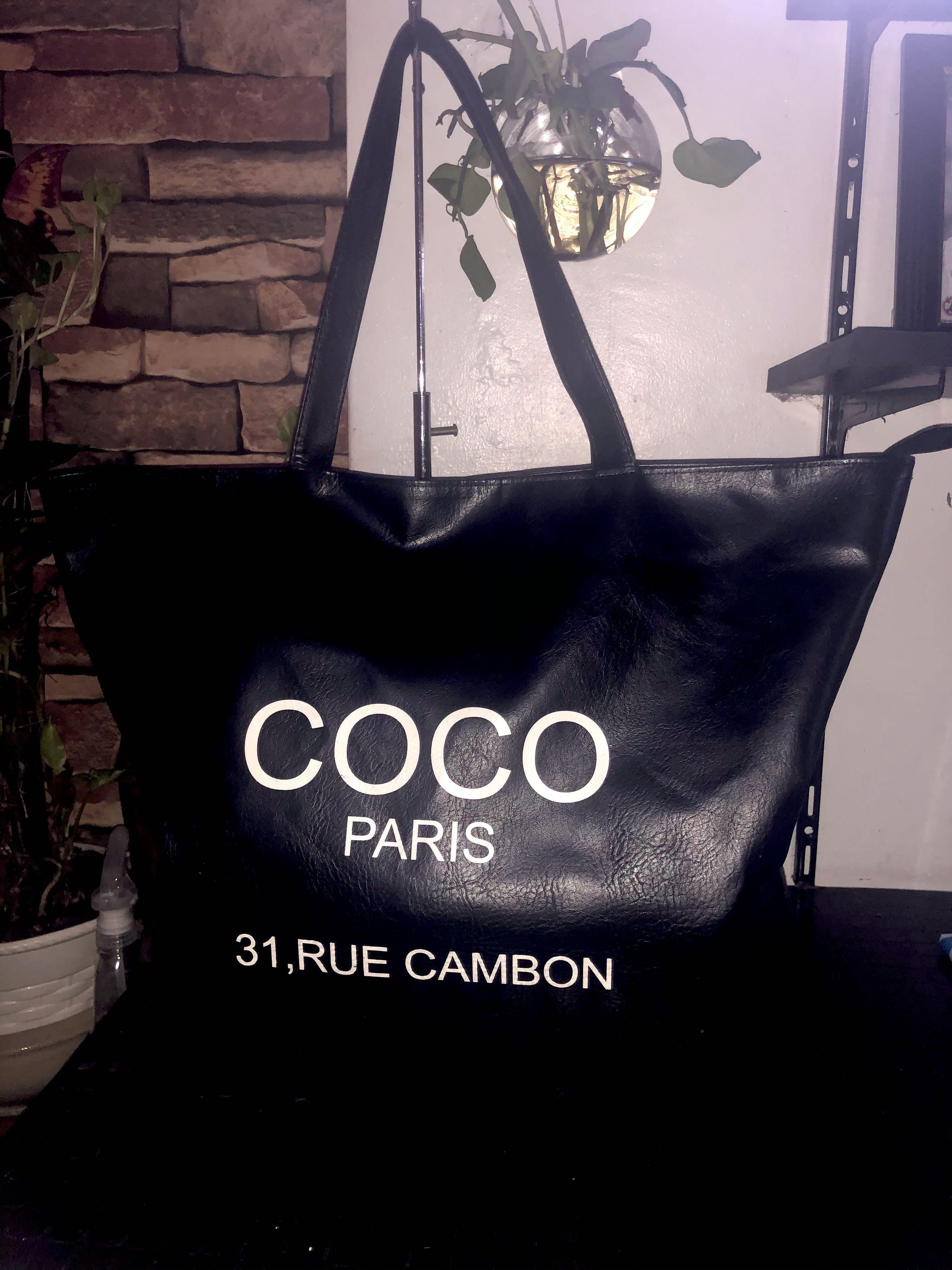 Coco Paris Tote Bag Women s Fashion Bags Wallets Tote Bags on Carousell