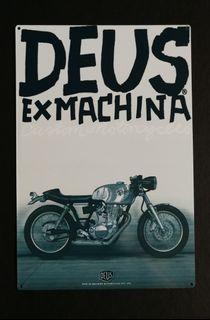 Deus Ex Machina Tin Art Poster