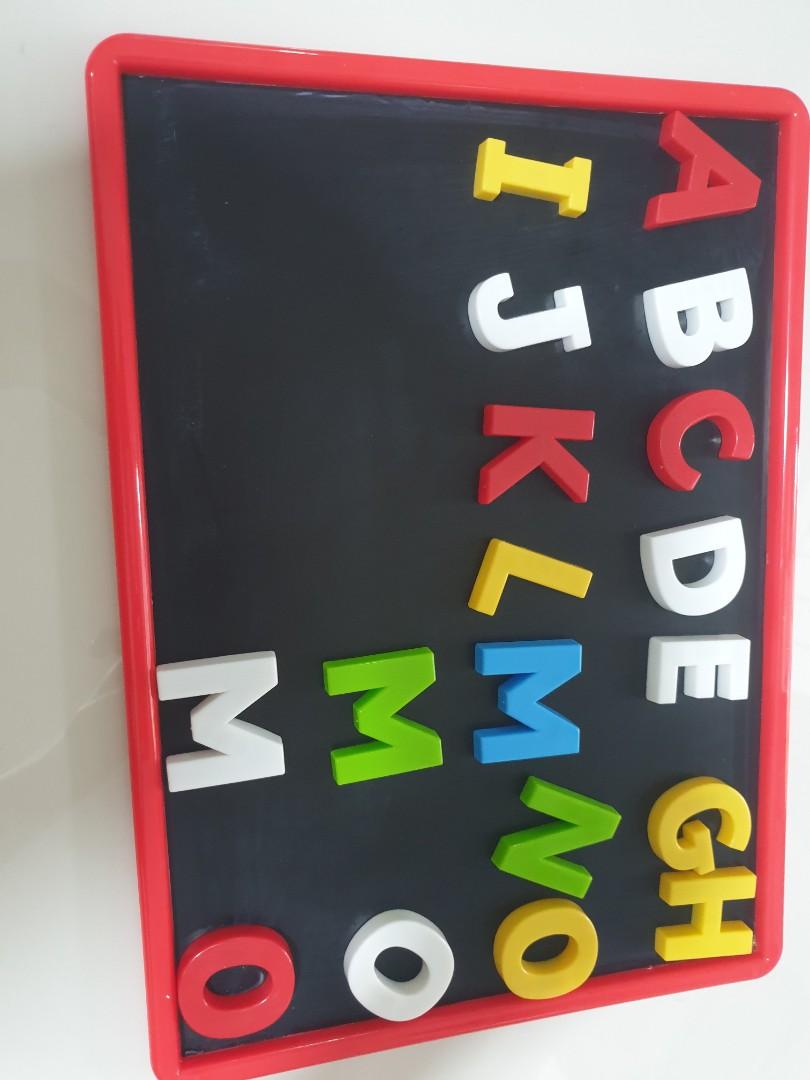 ELC letters/numbers and chalk board, Babies & Kids, Infant