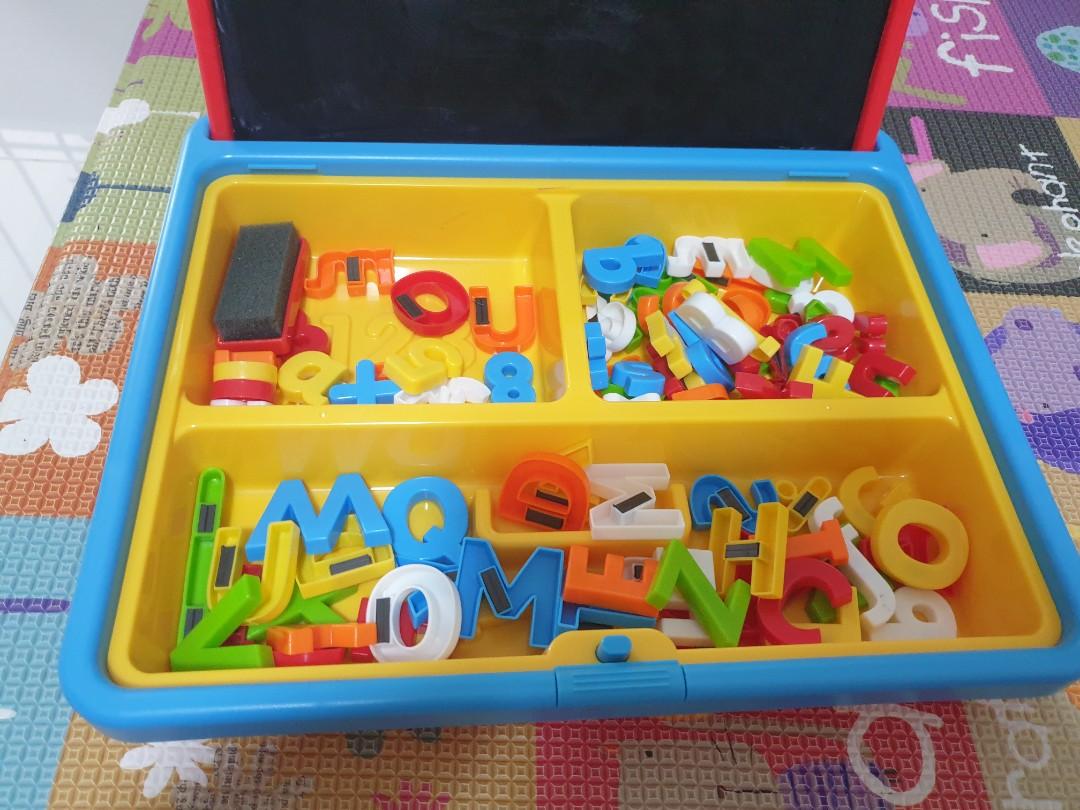 ELC letters/numbers and chalk board, Babies & Kids, Infant