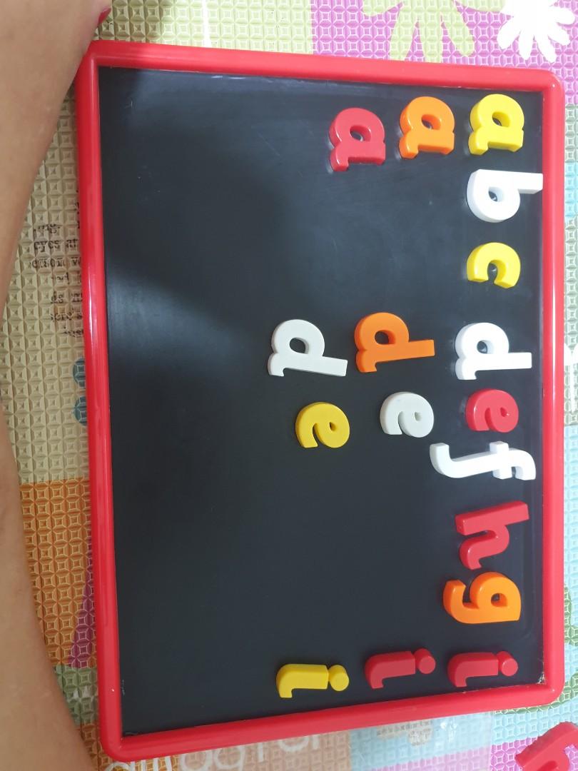 ELC letters/numbers and chalk board, Babies & Kids, Infant