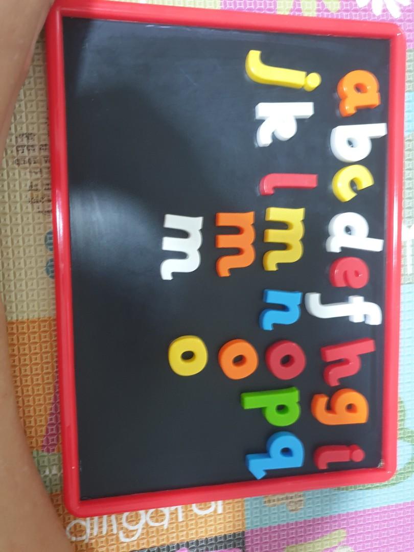 ELC letters/numbers and chalk board, Babies & Kids, Infant