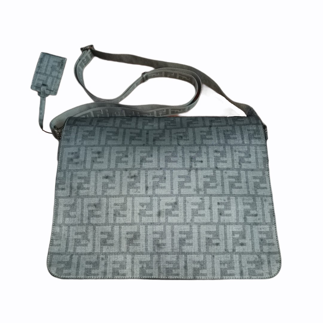 Fendi Zucca Spalmati Messenger Bag, Luxury, Bags & Wallets on Carousell