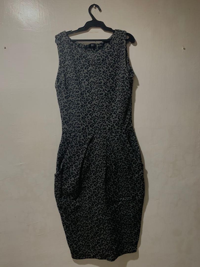 f&f animal print dress