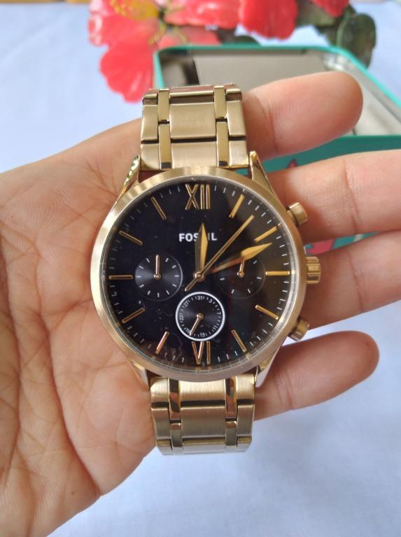 FOSSIL Gold Watch for Men Original, Men's Fashion, Watches & Accessories,  Watches on Carousell