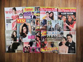 FREE! Maine Mendoza / AlDub collection | magazine dvd keychain
