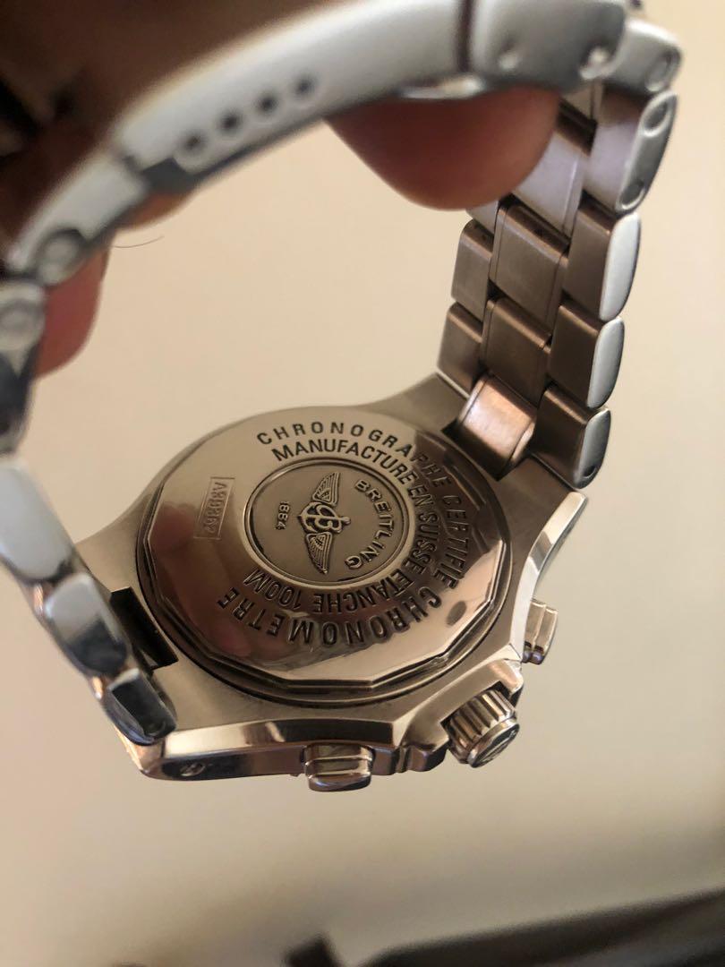 FS FT Layaway Payment Breitling Hercules 2007 Chronometer Automatic 44mm Black Dial excellent condition comes with inner and outer box warranty