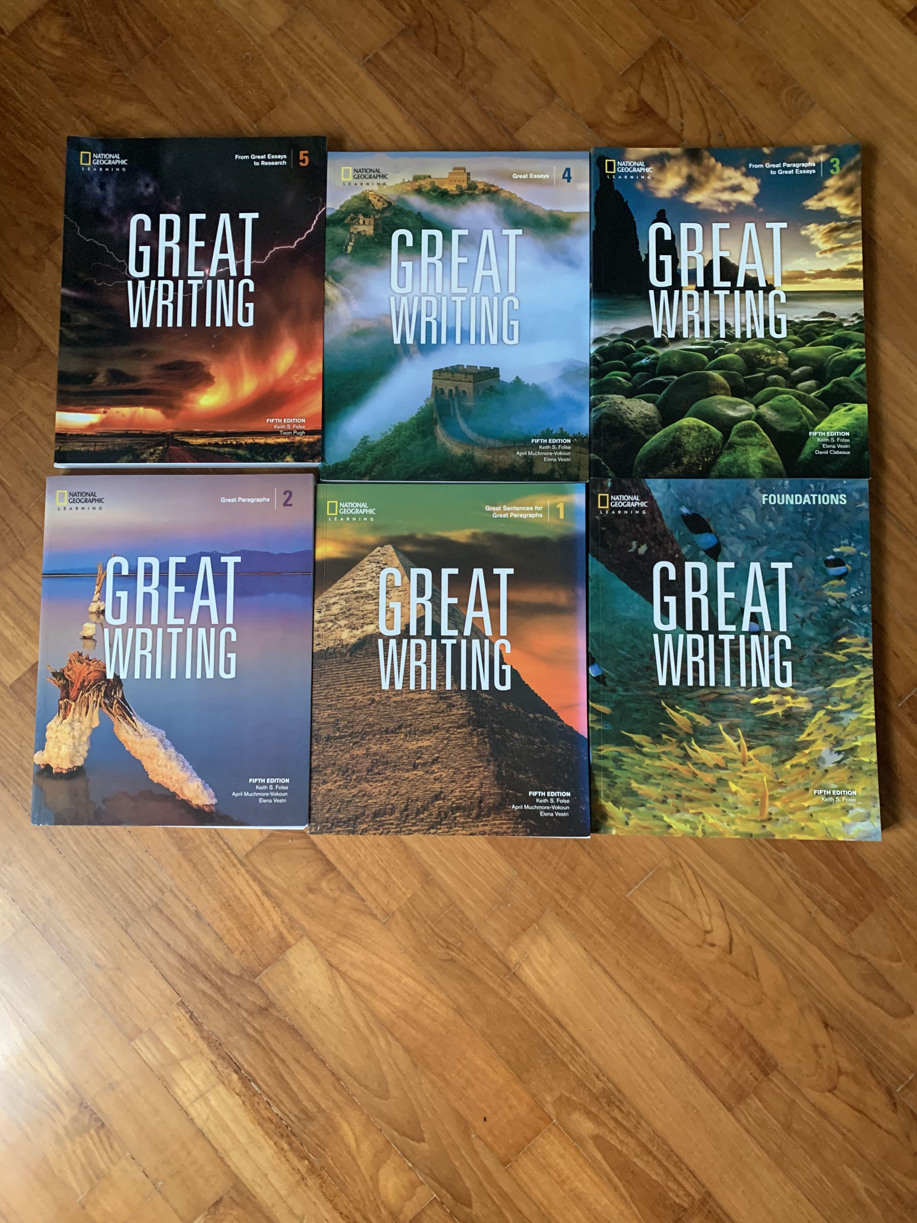 Great Writing 6巻セット National Geographic Great Writing 6 Levels – justbook
