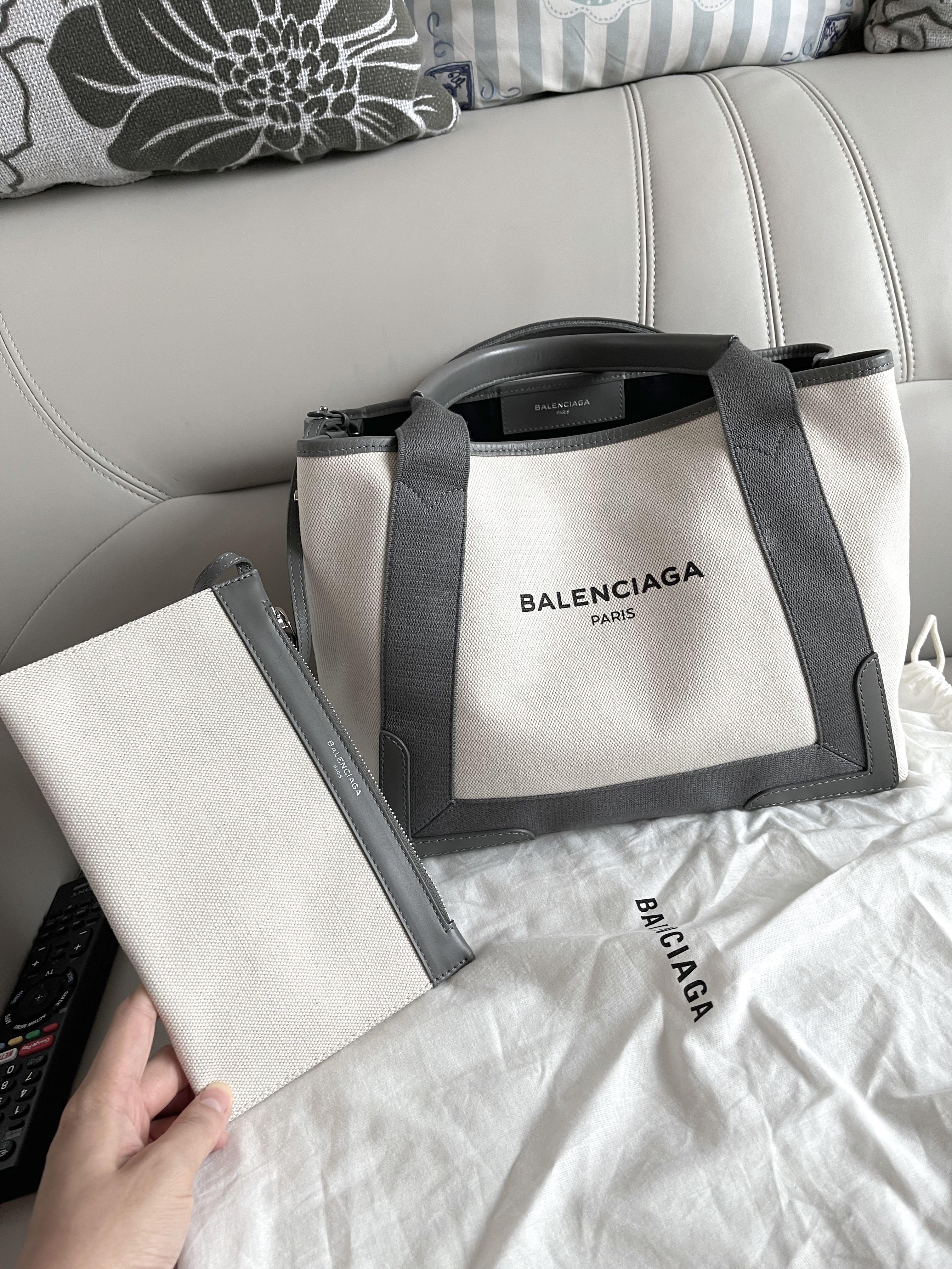 Grey Balenciaga cabas small size