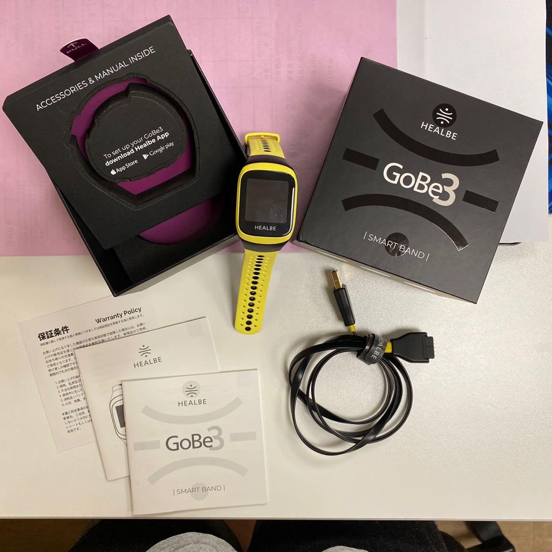 HEALBE - GoBe3 黃色smart watch , 名牌, 手錶- Carousell