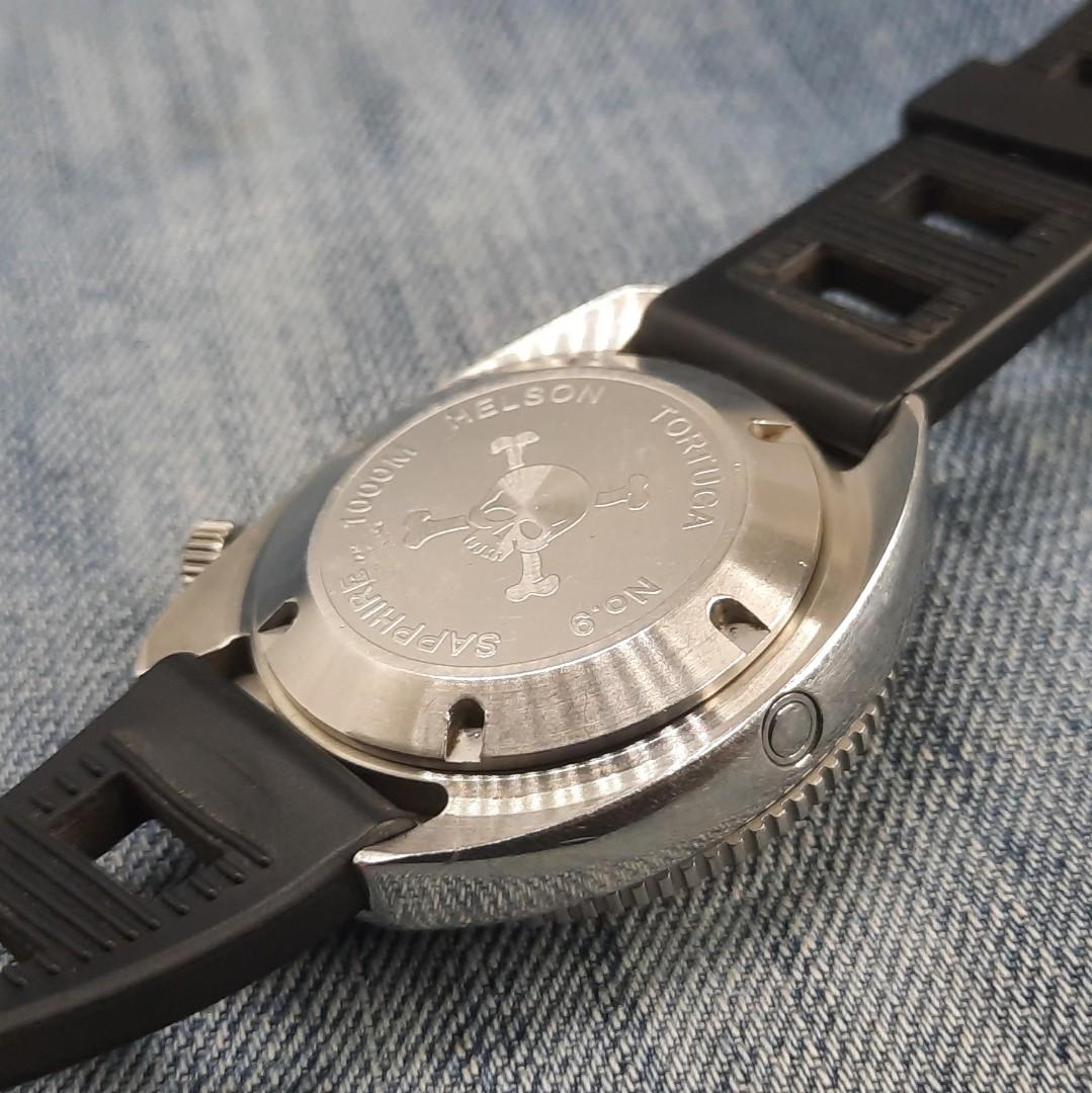 Helson Tortuga "Date" 1000 Meters Swiss Made Automatic Men's Watch, Men