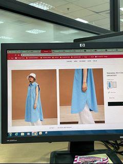 H&M SHIRT DRESS SLEEVELESS