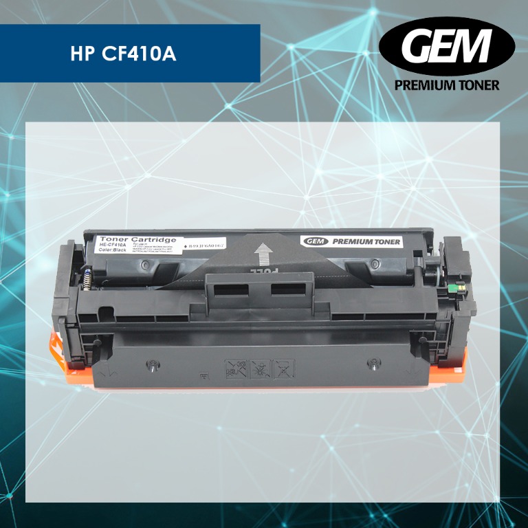 HP 410A Black LaserJet Toner Cartridge (CF410A) CF 410A, Computers ...