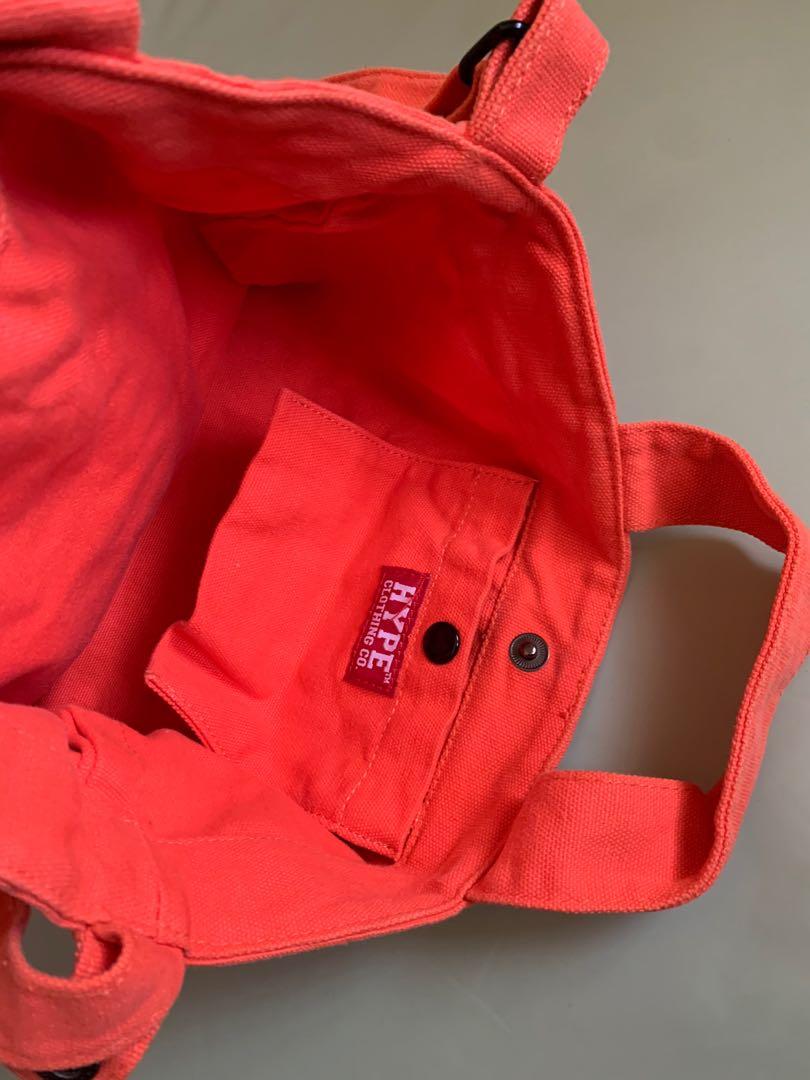 orange hype bag