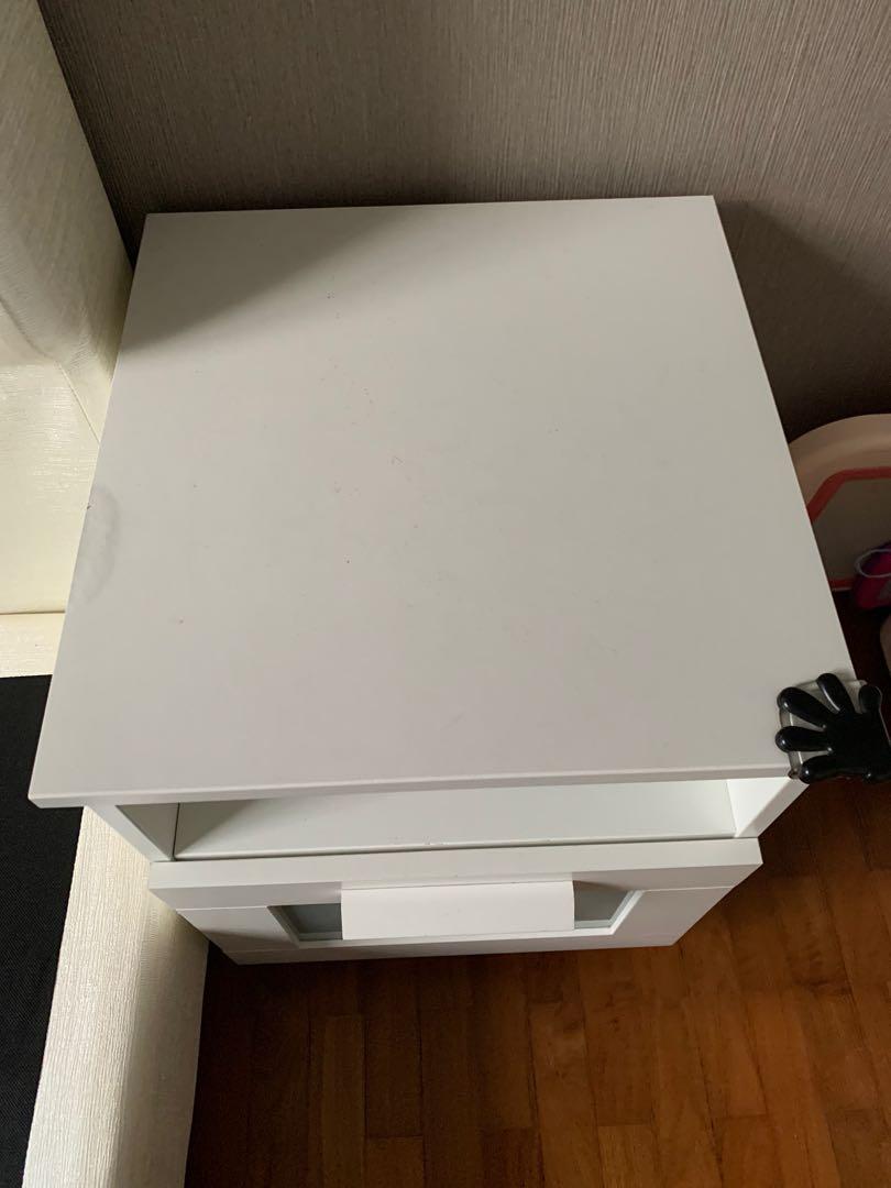 IKEA BRIMNES Bedside Table 39x41cm, Furniture & Home Living, Furniture