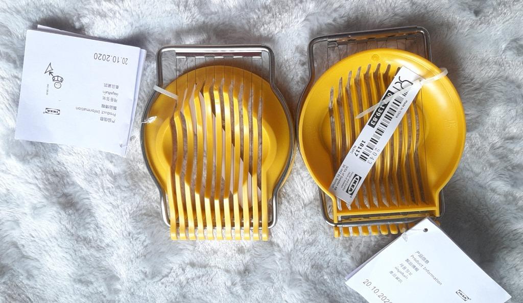 Ikea SLÄT Egg Slicer, Yellow, Furniture & Home Living, Kitchenware