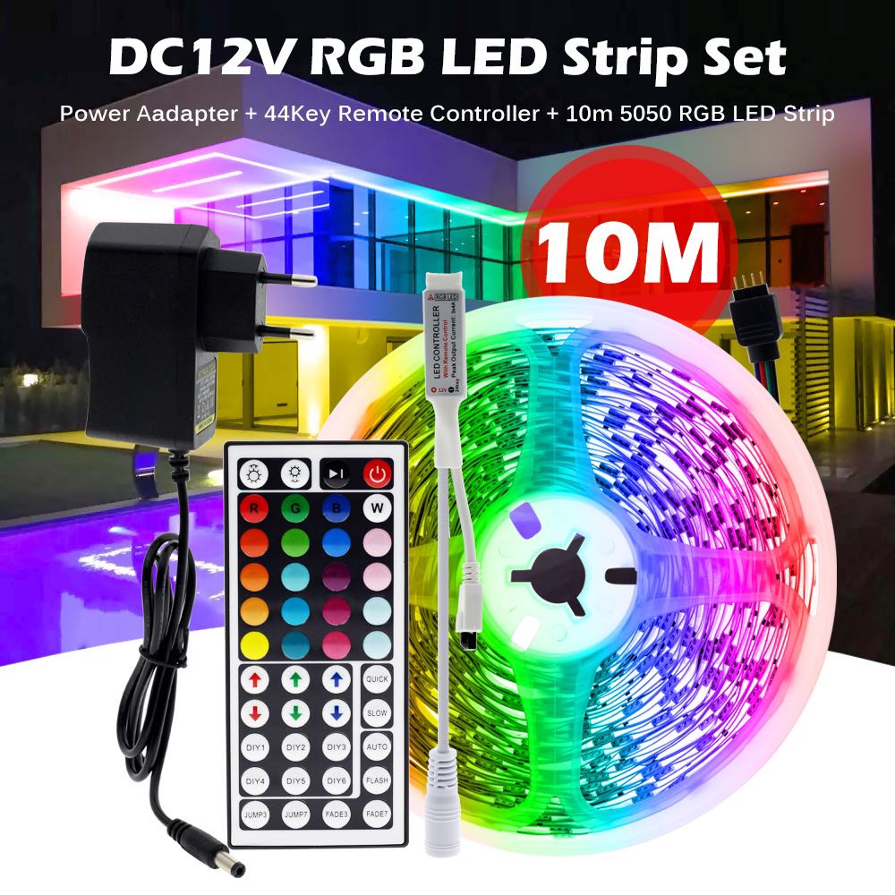 hari raya special 5050 led light strip 10m 20m furniture home living lighting fans lighting on carousell