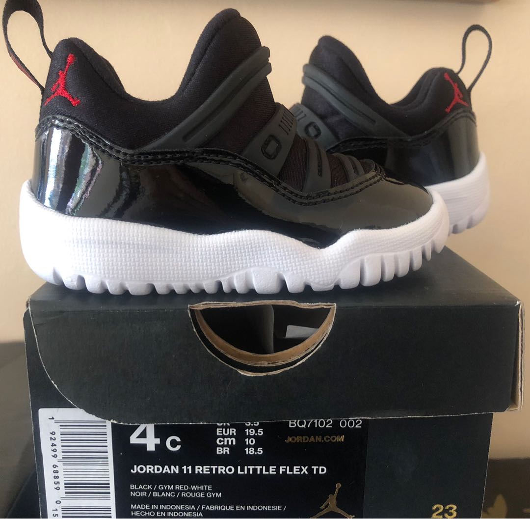 JORDAN 11 RETRO LITTLE FLEX TD, Babies & Kids, Babies & Kids