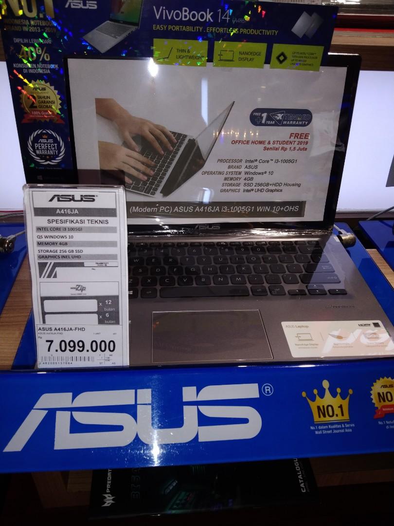 Kredit laptop Asus khusus cicilan tanpa kartu kredit syarat 2 dokumen sjaa  DP mulai 1p%