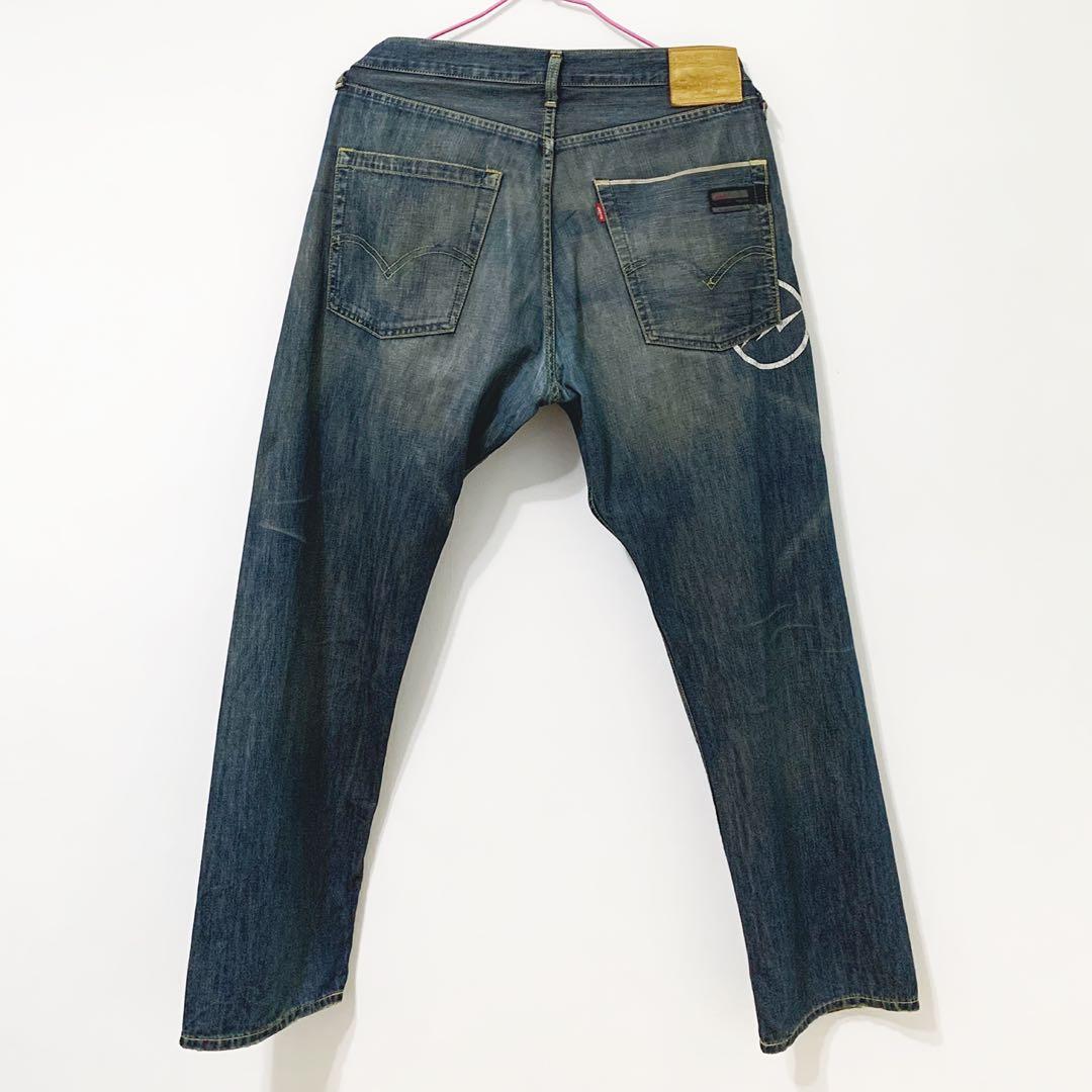 LEVI'S FENOM FRAGMENT 207 JEANS 金標金扣閃電水洗牛仔褲長褲 LEVI'S FENOM FRAGMENT 207 JEANS 金標金扣閃電水洗牛仔褲長褲