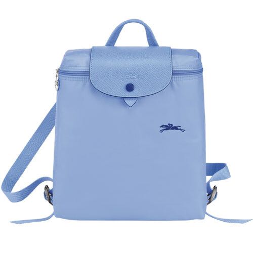 Longchamp backpack light blue sale