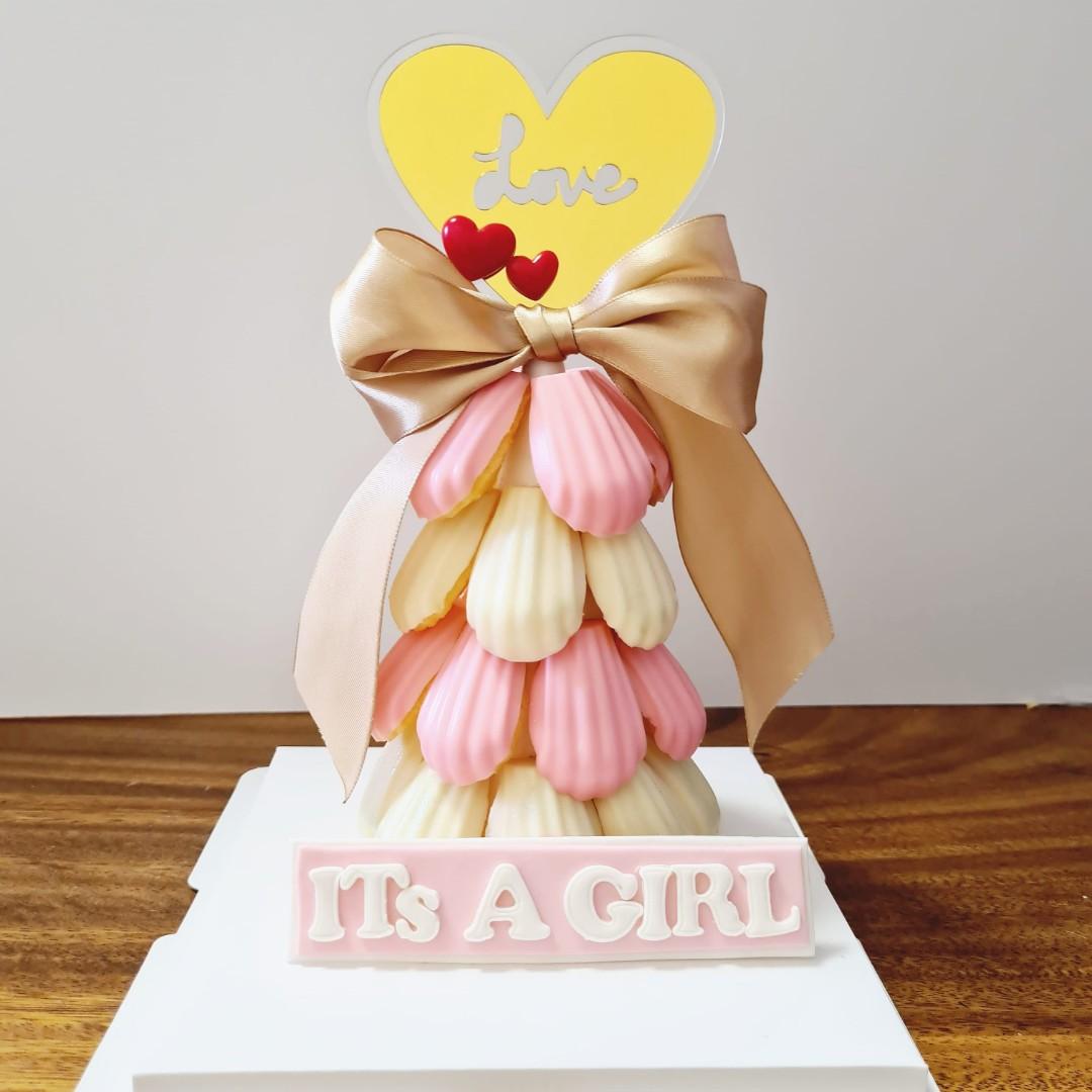Madeleine Tower Gender reveal, Food & Drinks, Homemade Bakes on Carousell