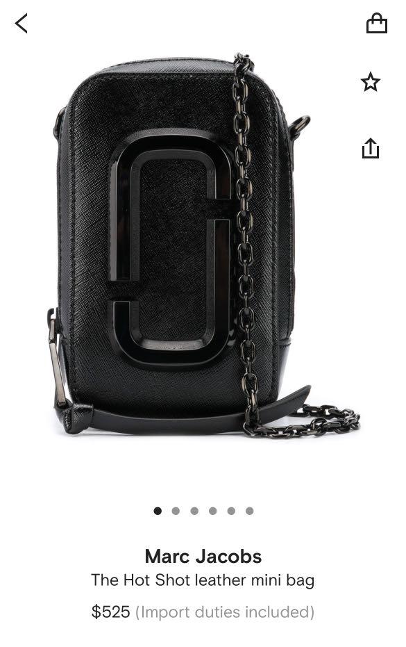 Marc jacobs hotsell hot shot