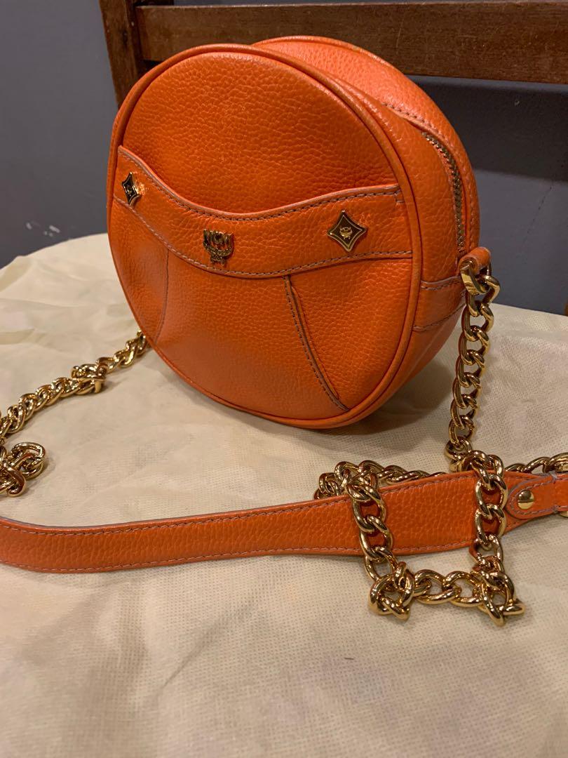 MCM TAMBOURINE SLING (Category: Luxury Bags & Wallets) located in Laoag. Submitted by kakaibags (Listing ID 1096657719, Image 2). Description: Authentic mcm sling from korea Sign of wear only .