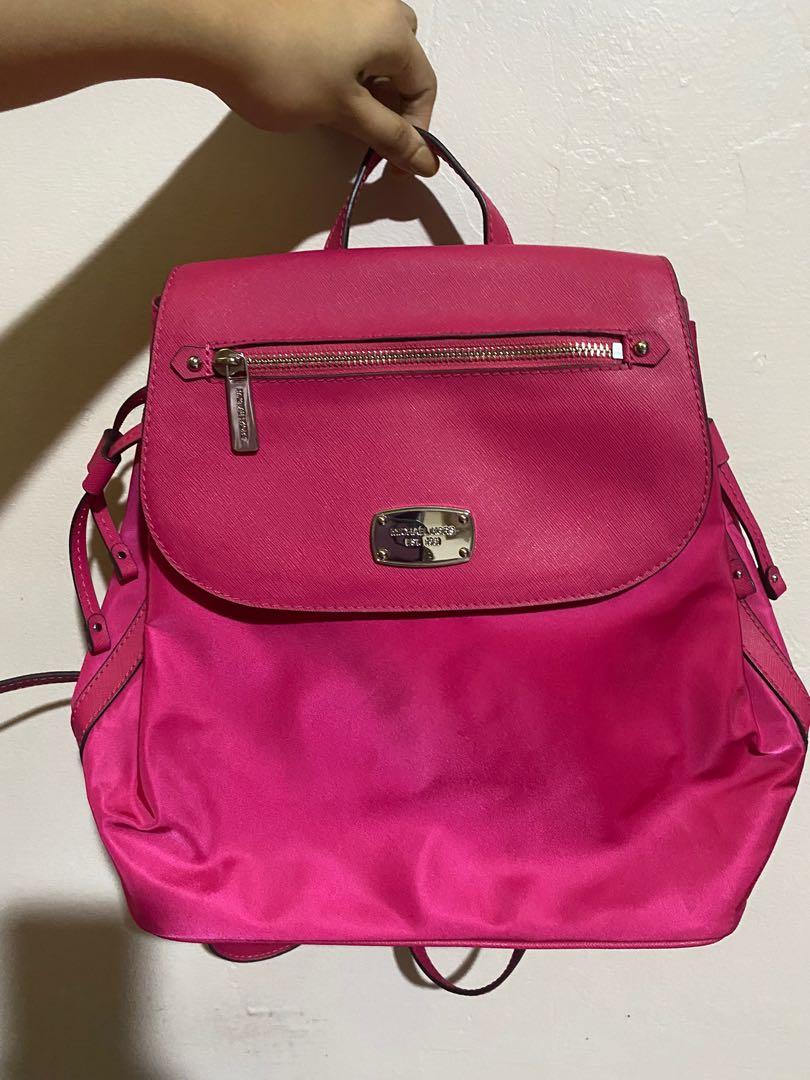 NEGOTIABLE Michael Kors Bedford Zip Large Backpack in Ultra Pink