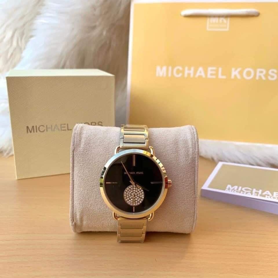 Michael Kors Portia Black Dial Ladies Watch MK3788 Women s