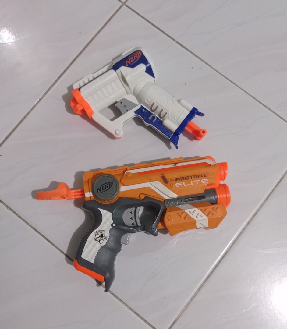 Nerf firestrike elite + Triad X3, Toys & Collectibles, Mainan di Carousell