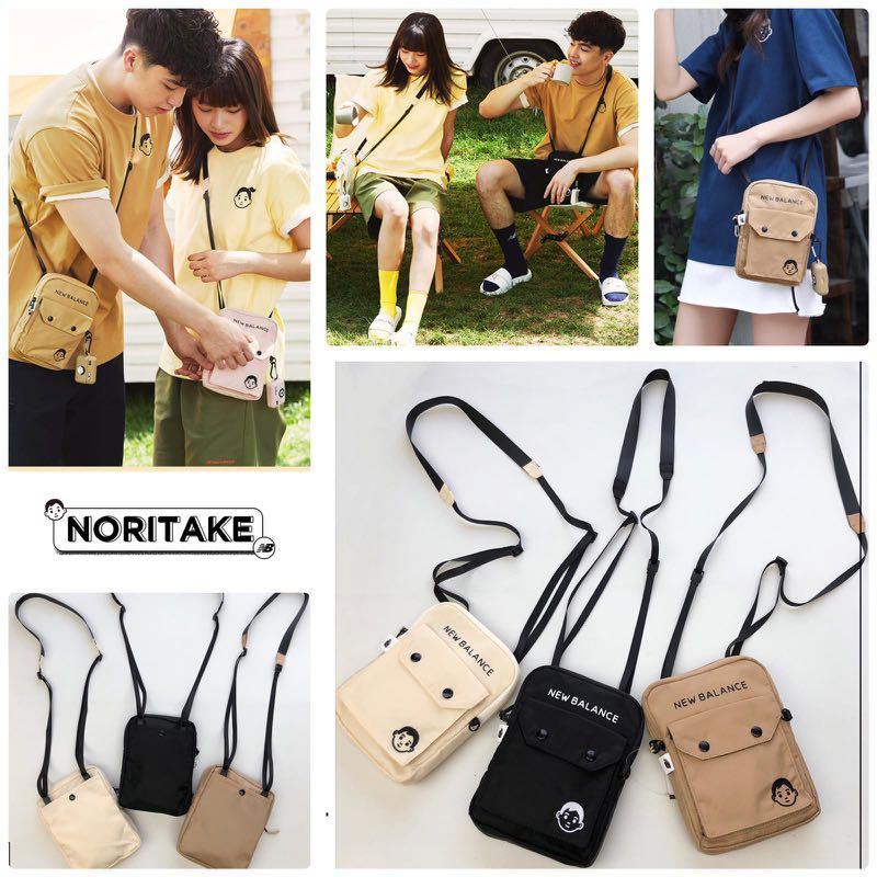 🔹New Balance✖️Noritake boy聯名情侶款休閒斜咩袋, 女裝, 手袋及銀
