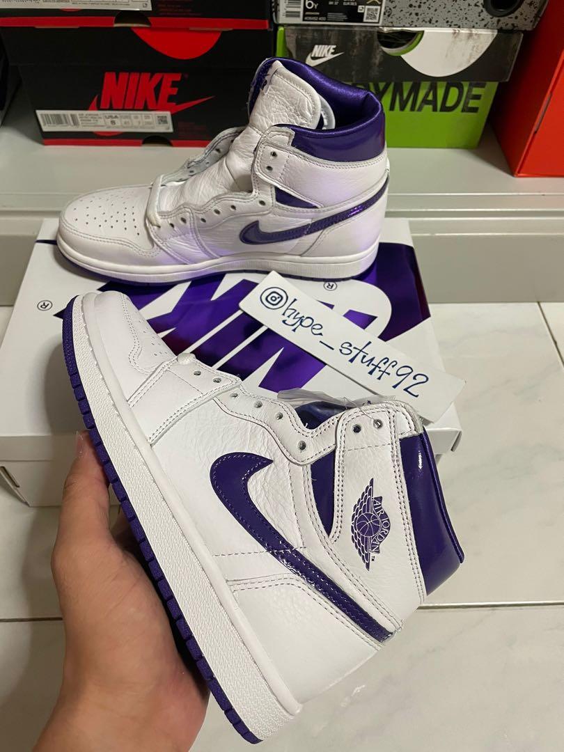 off white jordan 1 purple