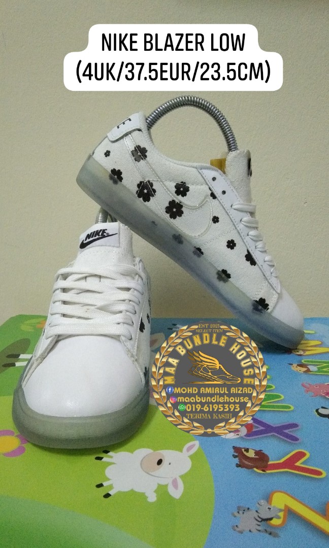 NIKE BLAZER LOW (4UK/37.5EUR/23.5CM), Women's Fashion, Footwear, Sneakers  on Carousell