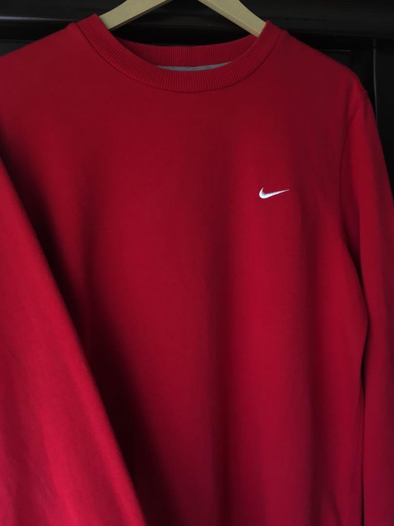 Nike Sweatshirt small swoosh Men s Fashion Tops Sets Hoodies