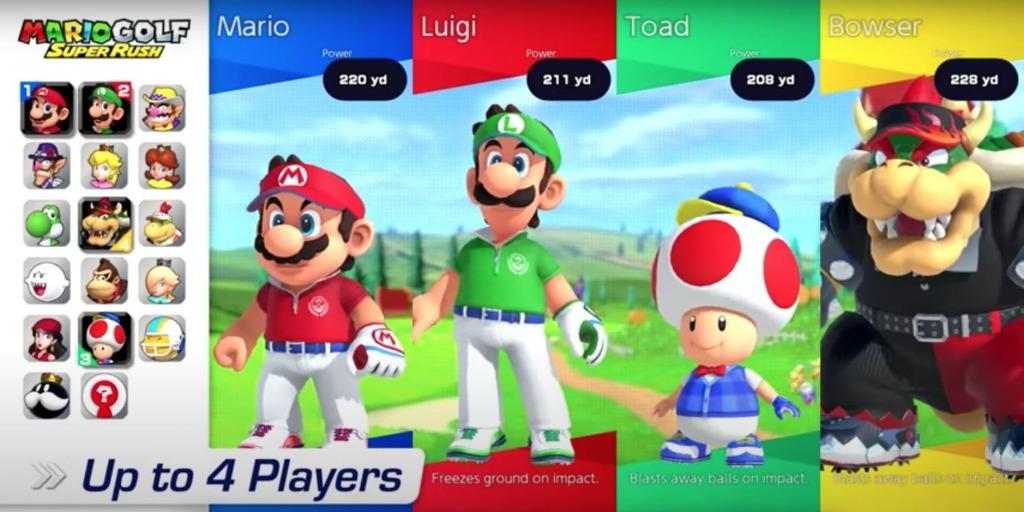 Game Super Mario Bros Mario Golf Rush Release Date Nintendo Switch