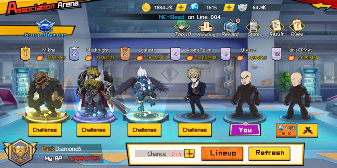 One Punch Man The Strongest: Rank 5 in Arena S7, Video Gaming, Video ...