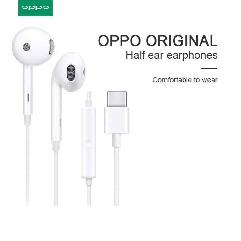 OPPO MH1353 Earpiece Earphone Original TypeC Headset Wired Half ear