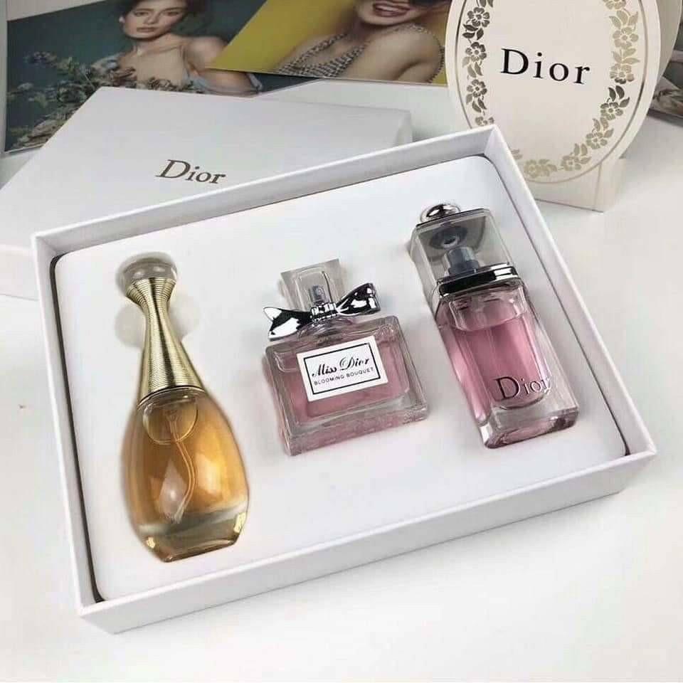 Buy Authentic Christian Dior Fragrance 3 in 1 Gift Set For Women 30ml, Discount Prices