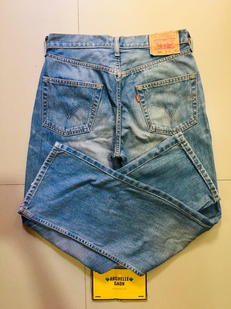 Original levi s 514 32x32 Made in the Philippines Men s Fashion Bottoms Jeans on Carousell