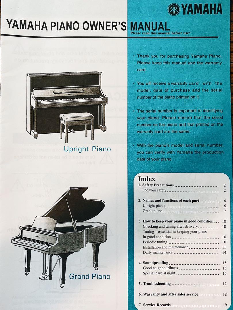 PIANO YAMAHA YM5 (Made in Japan) Examination Grade Model , Hobbies