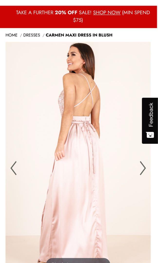 Showpo carmen sale maxi dress