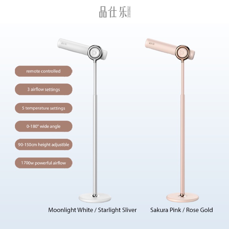 Free standing top hair dryer