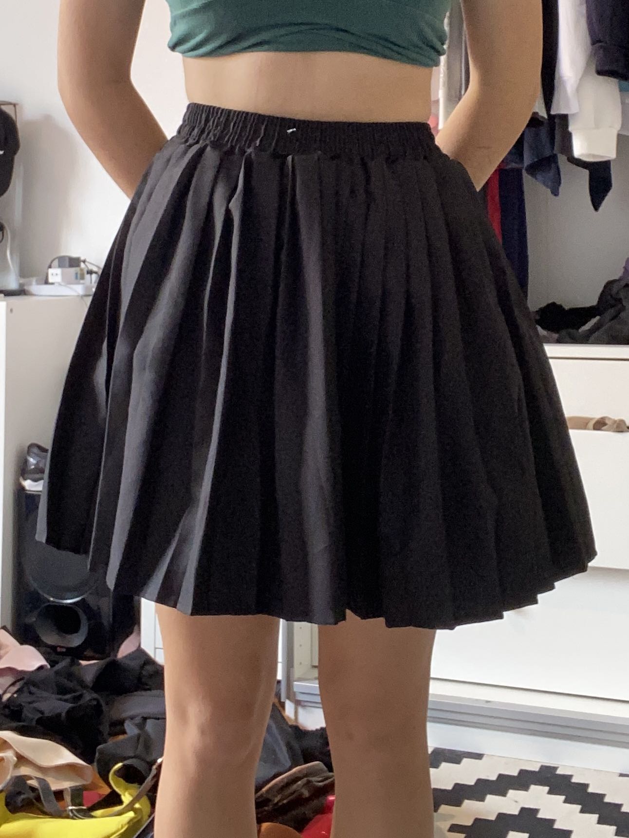 Poofy black tennis skirt, Women's Fashion, Bottoms, Skirts on Carousell