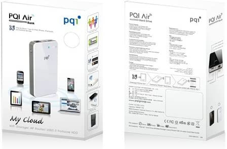 PQI Air Bank - world's 1st wireless portable hard drive, Computers ...