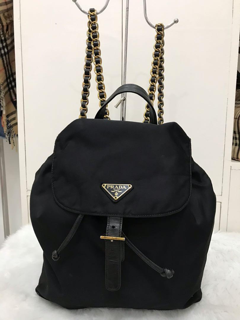 Prada Chain Backpack Original