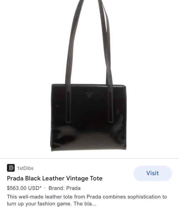 White Prada Handbag - 36 For Sale on 1stDibs