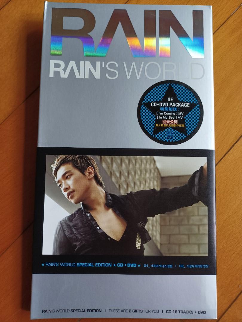 RAIN 鄭智薰RAIN'S WORLD SPECIAL EDITION☆港版CD + DVD無花98%新