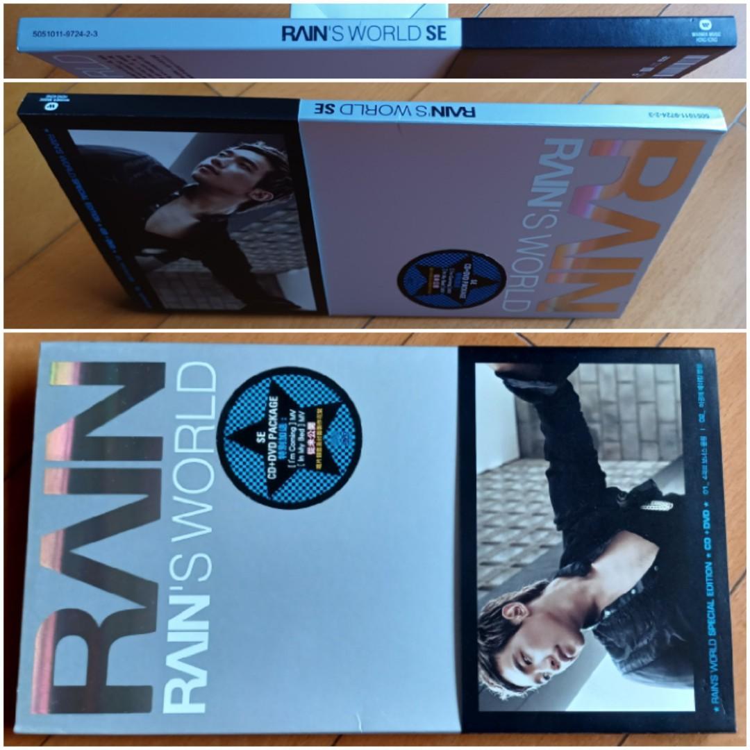 RAIN 鄭智薰RAIN'S WORLD SPECIAL EDITION☆港版CD + DVD無花98%新