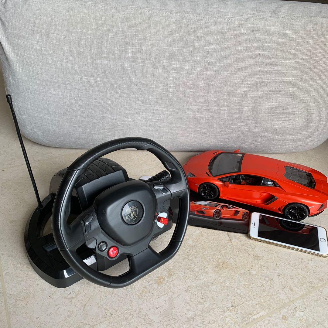 Rc lamborghini with steering wheel discount